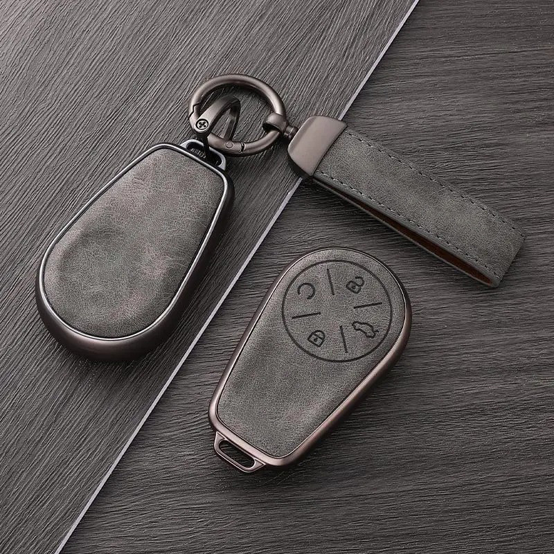 

ICAR For Chery Exeed VX FL 2024 Key Case TPU Leather Remote Car Key Shell Case Cover Holder Fob Keychain Car Accessories