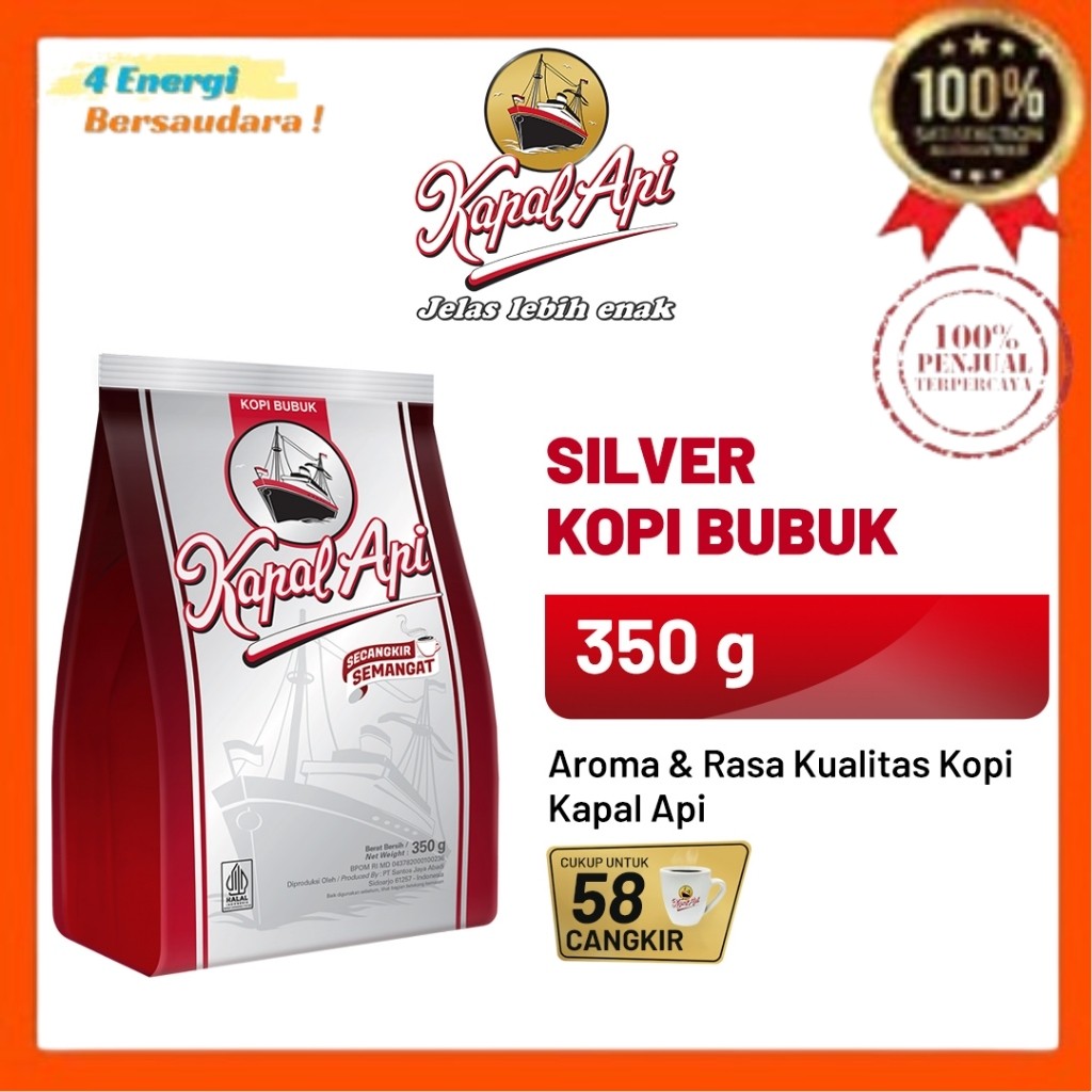 

Kopi KAPAL API Special Silver 350 gr 4 Energi Bersaudara
