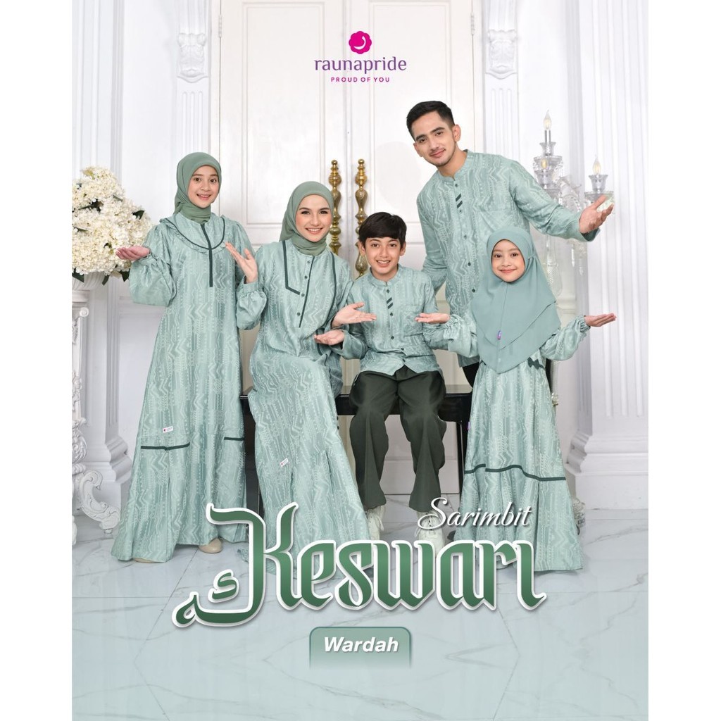 Sarimbit Lebaran Rauna KESWARI - Wardah / Couple Keluarga Raunapride 2025