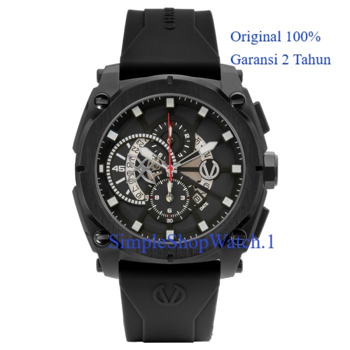 Original 100% Jam Tangan Pria Christ Verra CV 12201G-36 BLK Garansi Resmi 2 Tahun