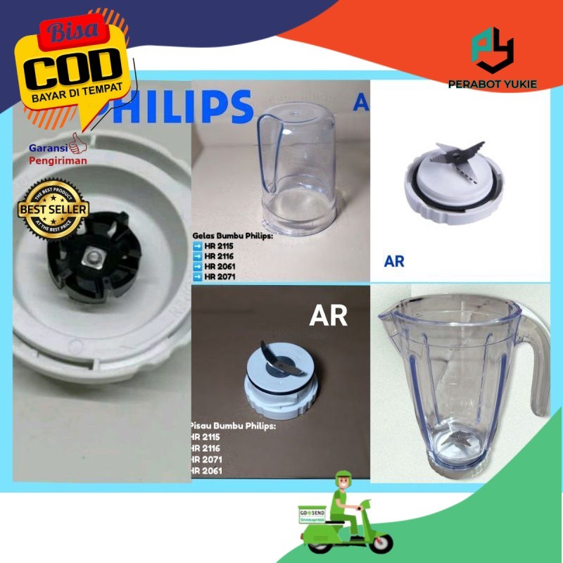 PY PERLENGKAPAN/SPAREPART- BLENDER PHILIPS
