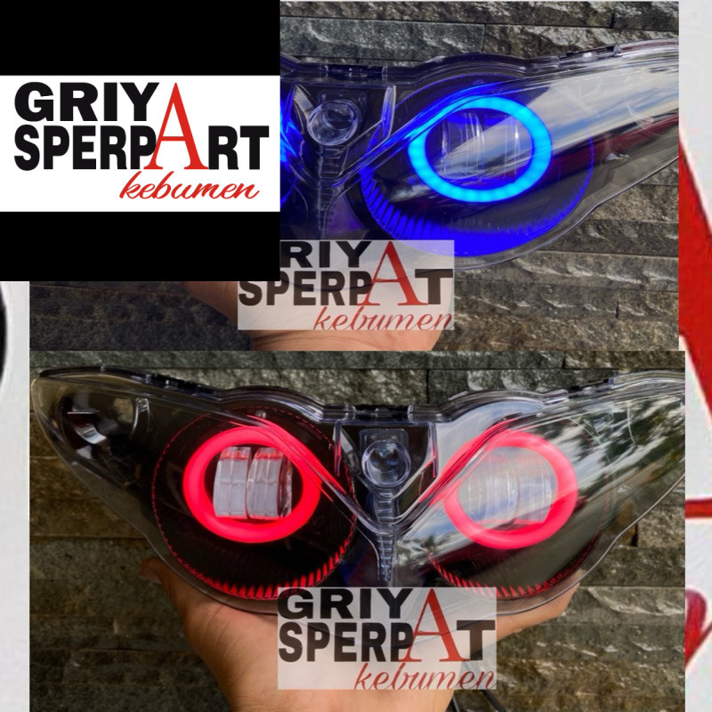 LAMPU DEPAN JUPITER Z NEW BURHAN  LED