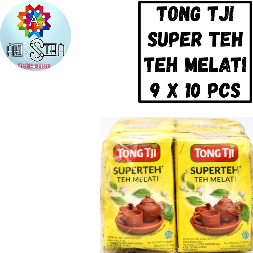 

Tong Tji Teh Bubuk Melati Super Teh 10 x 9 Gram