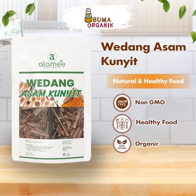 

ALAMEE Wedang Asam Kunyit Kunir Asem Asli Rempah Minuman Herbal Alami Langsung Seduh Lengkap Komplit BUMA