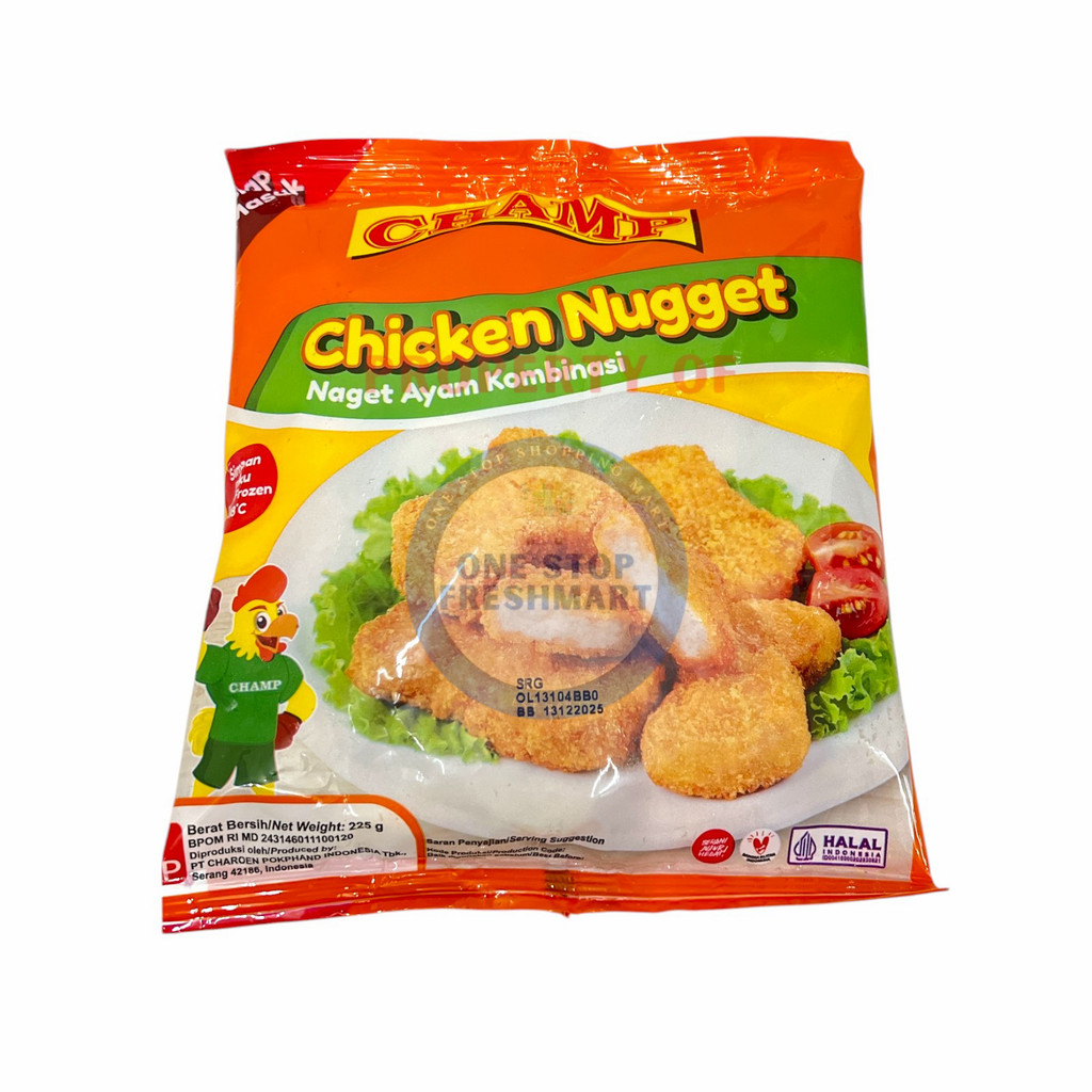 

CHAMP CHICKEN NUGGET 225GR