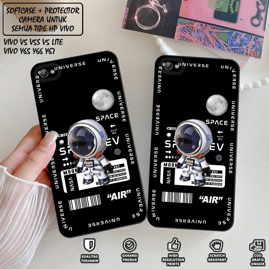 CASE VIVO 1719 - Case Hp VIVO 1719 - Softcase Hp VIVO 1719 Motif (ASTRONOT) Case Pro Camera - Case H