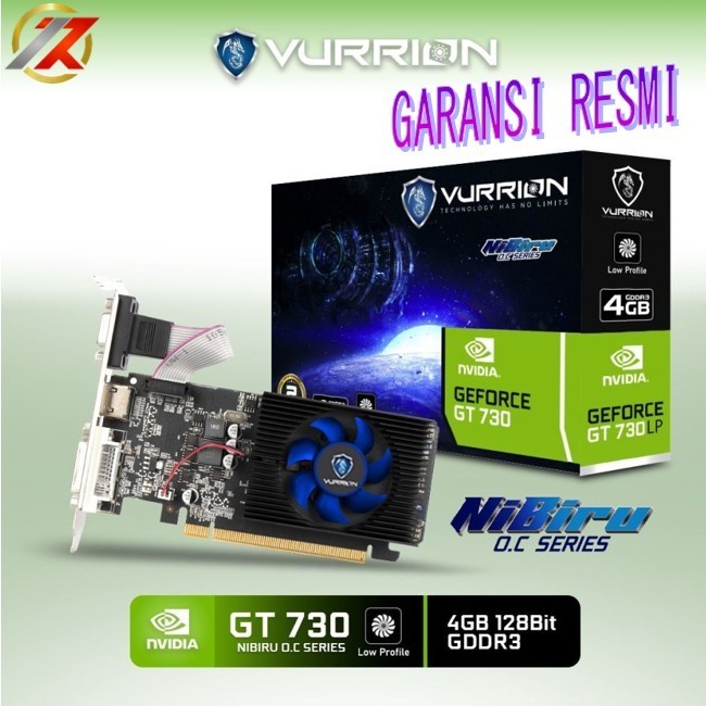 VGA VURRION GT 730 GT730 4GB DDR3 LP