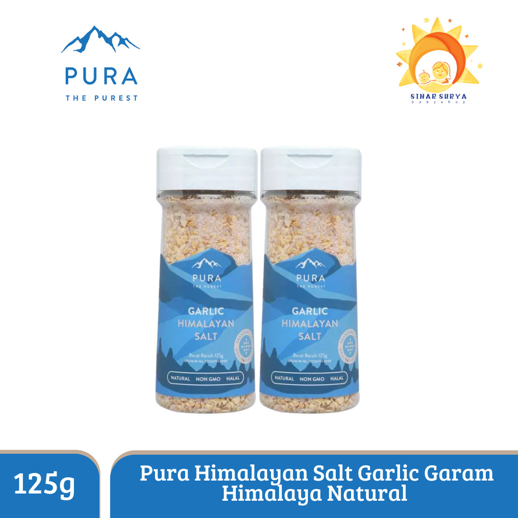 

PURA HIMALAYAN SALT GARLIC / BLACKPAPER HIMALAYAN SALT GARAM HIMALAYA NATURAL