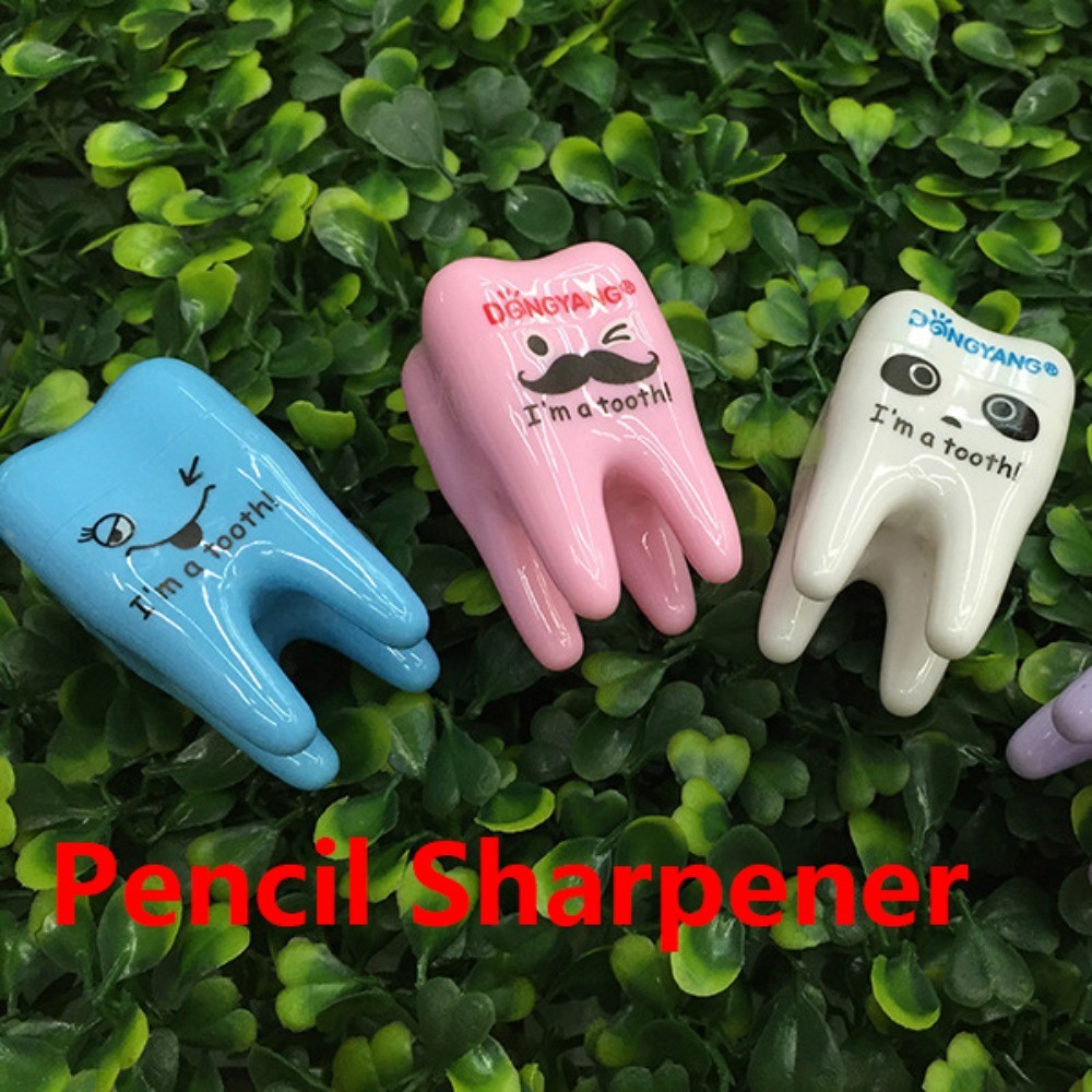 

Teacher Reward Creative Pencil Sharpener Cartoon Teeth Sharpener Student Artist Pencil Cutting Tool School Supply