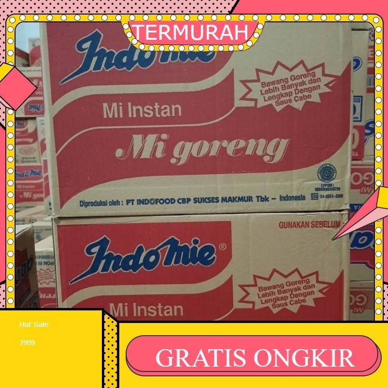 

Indomie Goreng 1 karton (isi 40 pcs)