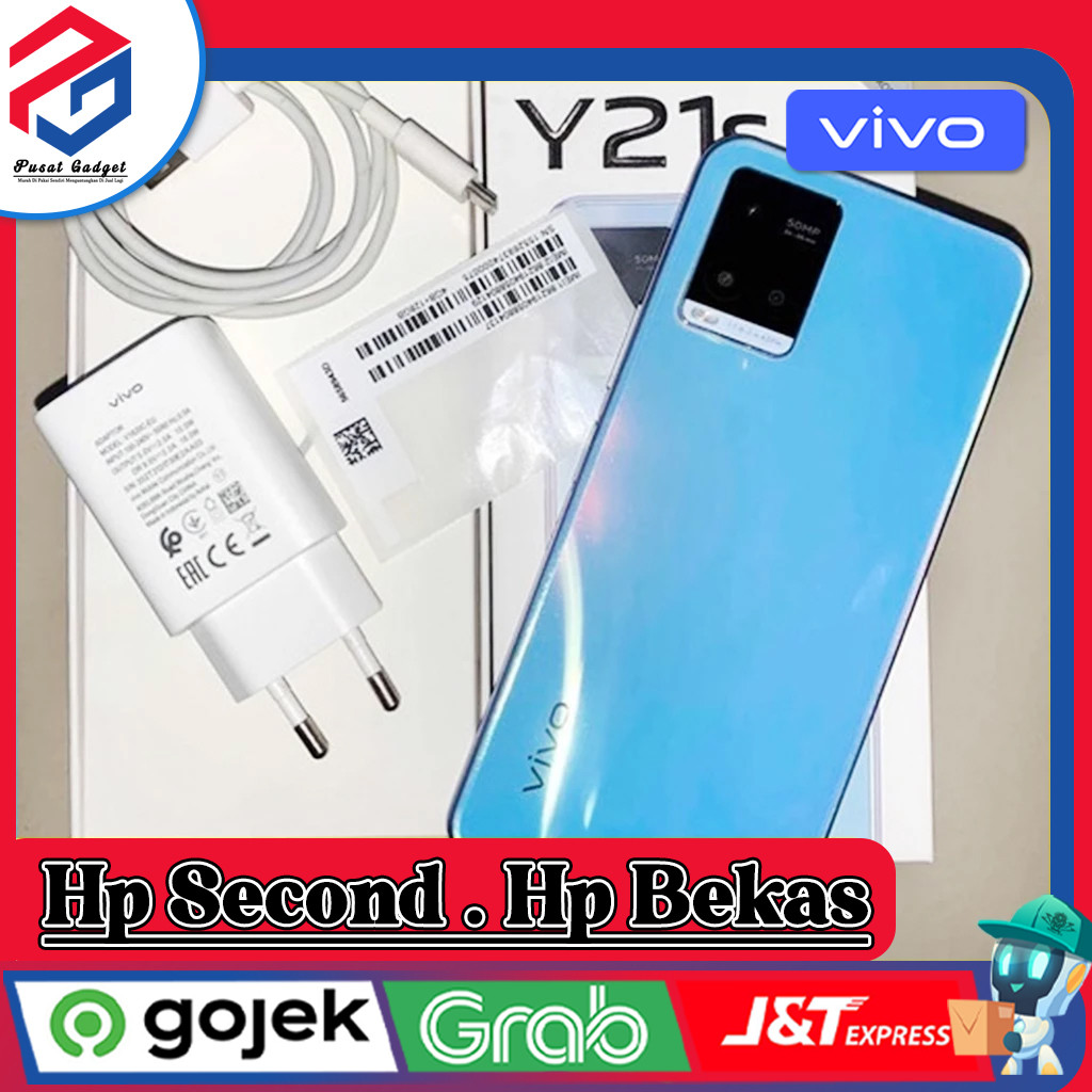 Vivo Y21S | Y21T Ram 4/128GB | Ram 6/128GB Second Grade A