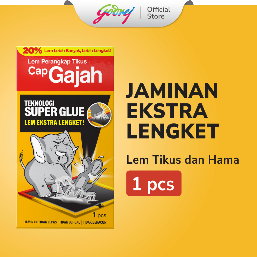Cap Gajah Lem Perangkap Tikus dan Hama