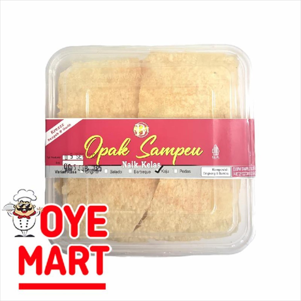 

SUTRA OPAK SAMPEU NAIK KELAS KEJU BOX 150gr