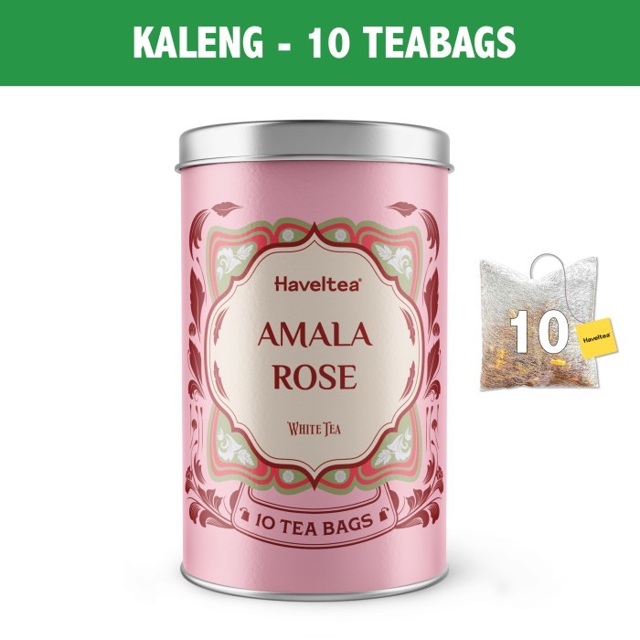 

[NEW]Promo AMALA ROSE | Big Tin | Haveltea | Teh Putih Mawar | Floral Tea - Kaleng 10 TB