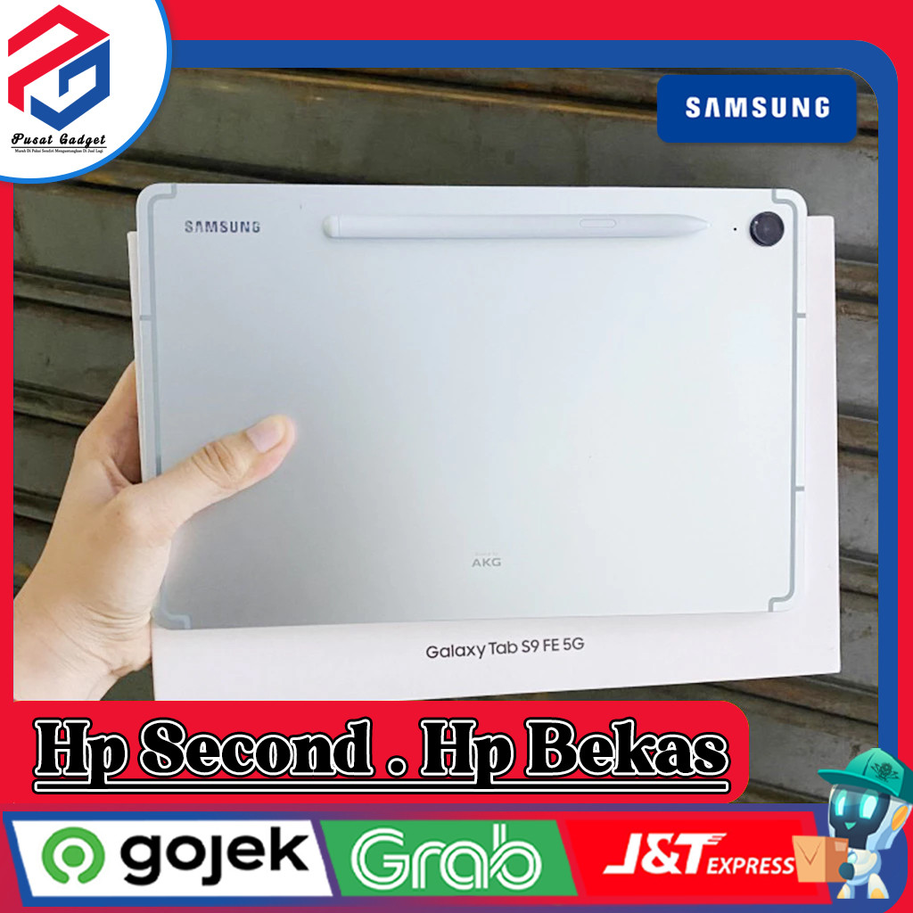 Samsung Tab S9 FE 5G Ram 6 Rom 128GB Second Grade A