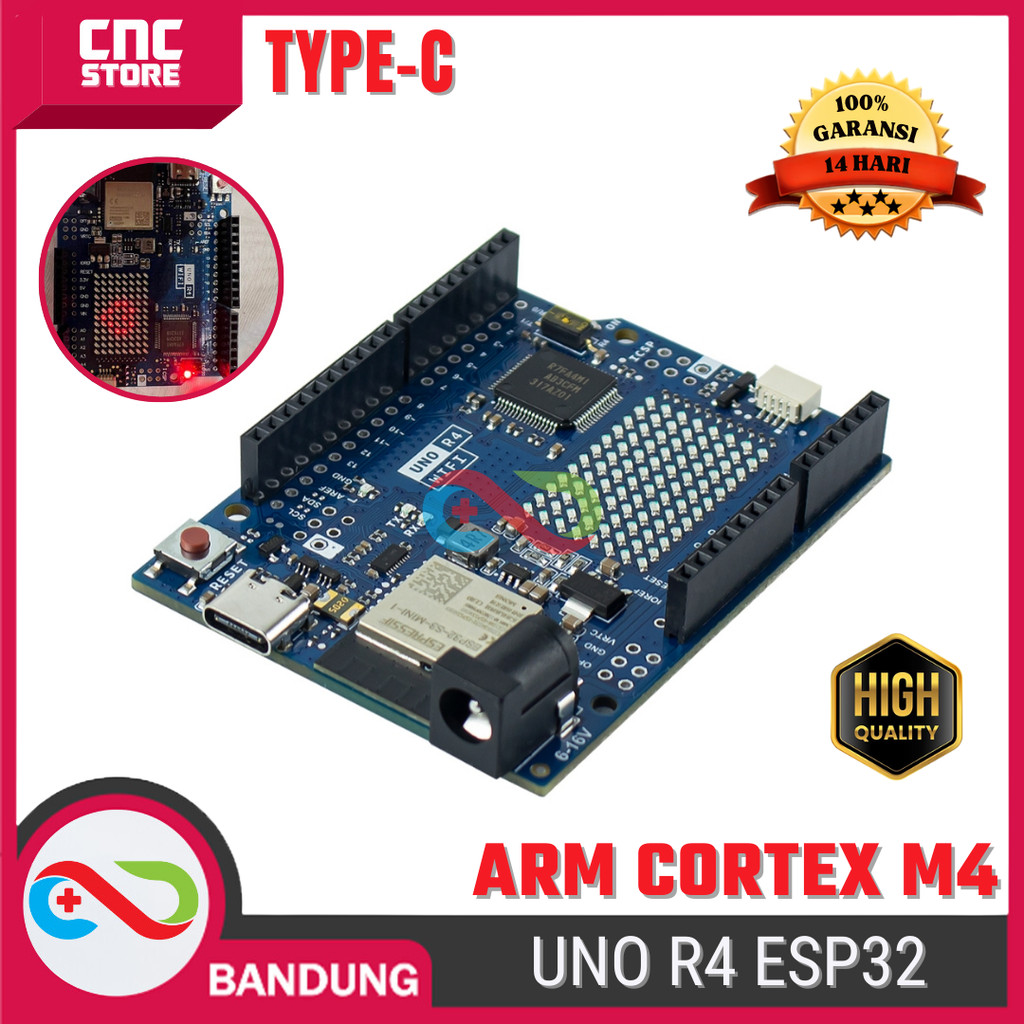 UNO R4 WiFi ESP32-S3 Development Board – 32-bit Microcontroller | UNO R4 Minima – 32-bit Arduino Dev