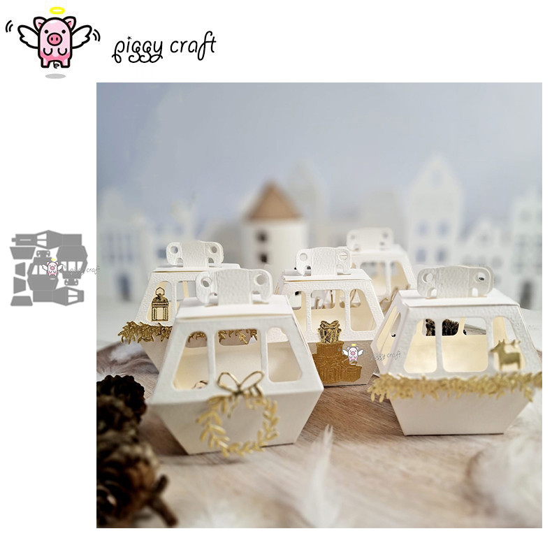 

Piggy Craft metal cutting dies cut die mold Telpher decoration Scrapbook paper craft knife mould blade punch stencils dies