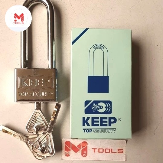 Gembok KEEP 40mm  Panjang - KEEP Gembok Panjang 40mm - Gembok Stainless KEEP - KEEP Top Security Loc