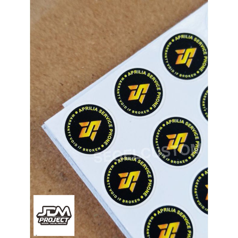 

JDM Project - Stiker segel bulat custom 1110 pcs