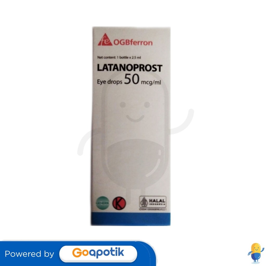Latanoprost Ogb Ferron 50 Mcg/Ml Tetes Mata 2.5 Ml Botol