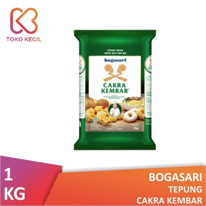 

Tepung Bogasari Cakra Kembar 1kg