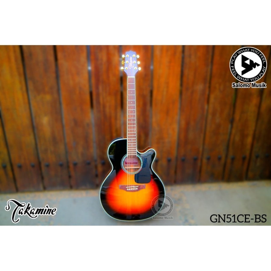 Gitar Akustik Elektrik Takamine Gitar G Series GN51CE-BSB GN51 CE BSB