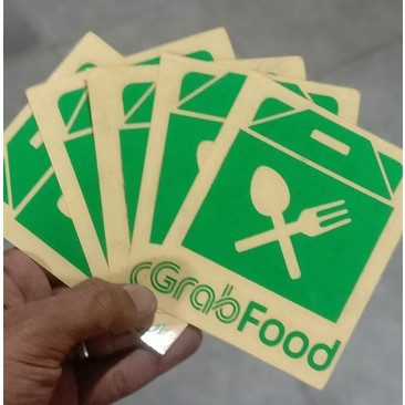 Cutting sticker grabfood | Stiker gofood
