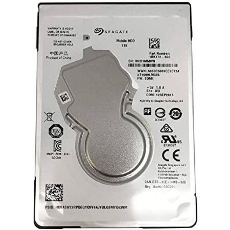 Hardisk Seagate 1tb Internal Notebook HDD Hard disk 2.5" 1 tb Laptop GROSIR KOMPUTER