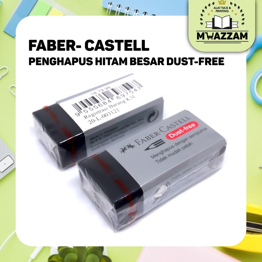 

Faber-Castell Penghapus Dust-Free Hitam Besar 18 79 99