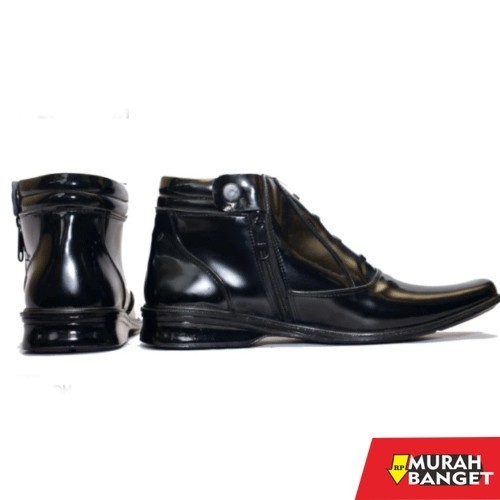 Sepatu pdh- Tictac Sepatu PDH Kilap 03 Pantofel TNI POLRI