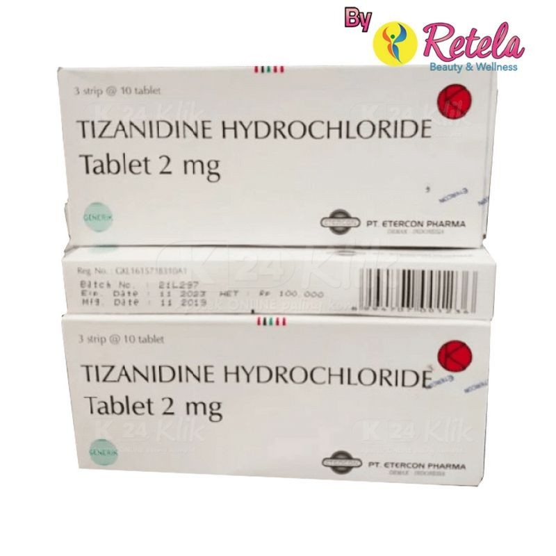 TIZANIDINE 2MG 1 STRIP 10 TABLET NOVELL