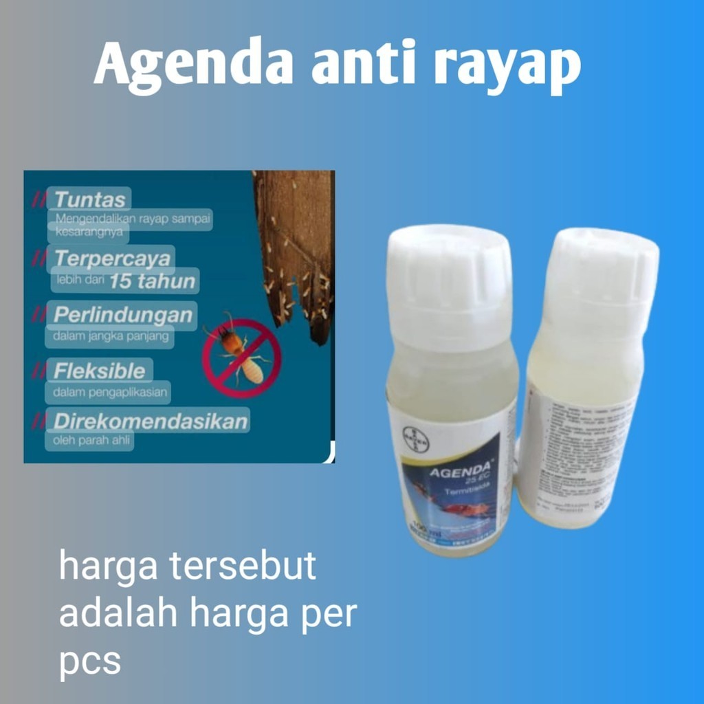 AGENDA Anti Rayap 25 EC 100 ML , Bayer , ANTI rayap rumah dan Tanpa Bau , pengawet kayu ,anti rayap