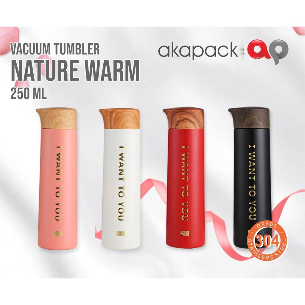 VACUUM TUMBLER NATURE TUMBLER MINUM 250ML STAINLESS STEEL