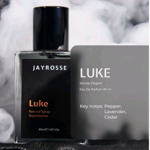 Parfum Jayrosse Luke / Parfum pria tahan lama / 30ml Parfum Grey Jayrosse