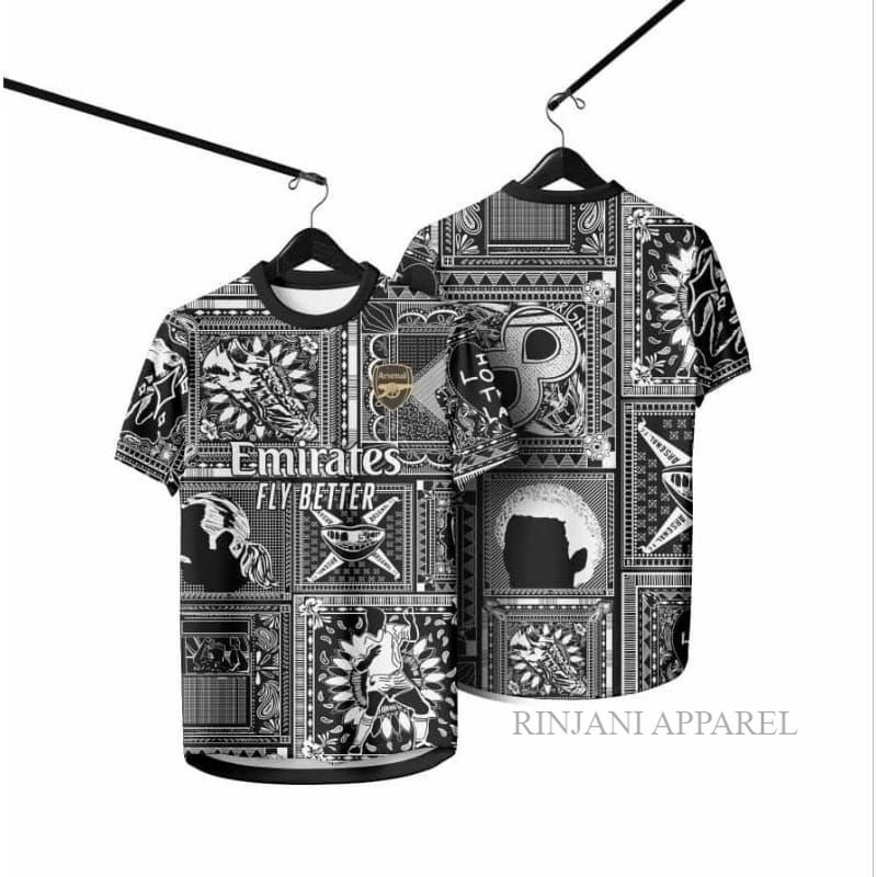 Jersey arsenal X IAN WRIGHT  full printing Gratis nama & No Punggung