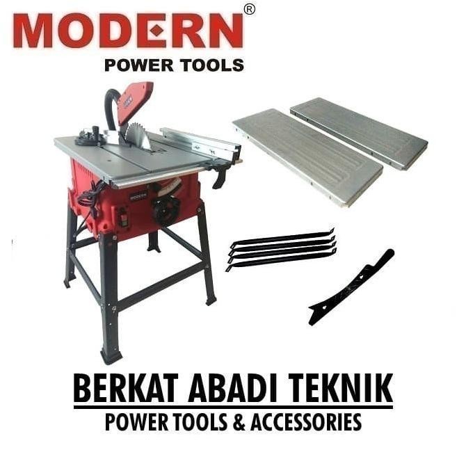 Mesin Table Saw Modern M610 / Mesin Potong Kayu 10 Inch Gergaji Kayu