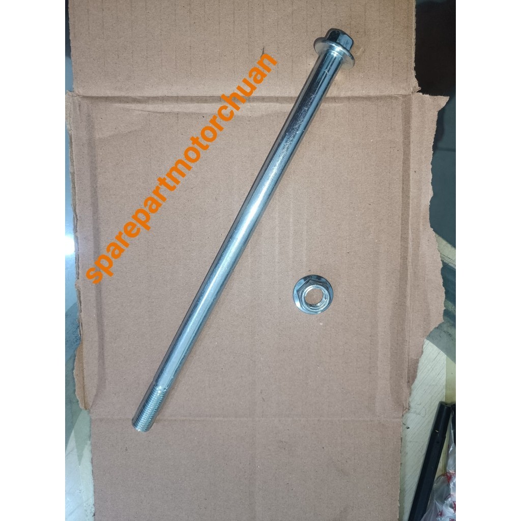 AS RODA BELAKANG RR SUPRA X 125 KARISMA FIT NEW 22 cm PLUS MUR  HARGA UNTUK 1 BIJI / PCS HONDA TAKAY