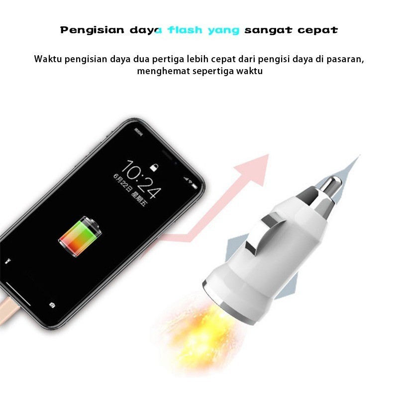 Murah USB Casan Mobil Charger Mobil Fast Charging