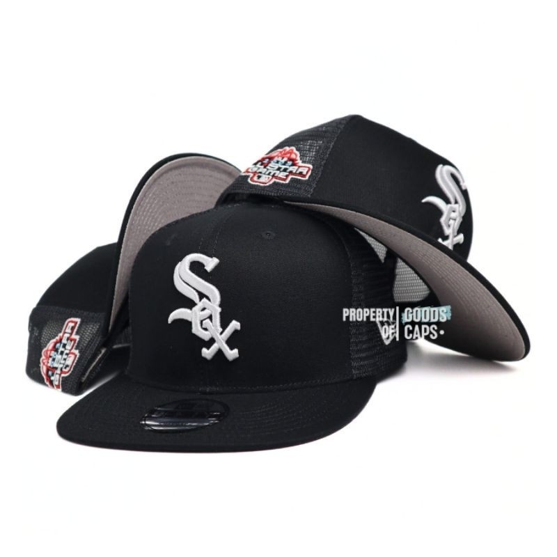 Topi Snapback Chicago White Sox Full Tag Premium Logo SOX