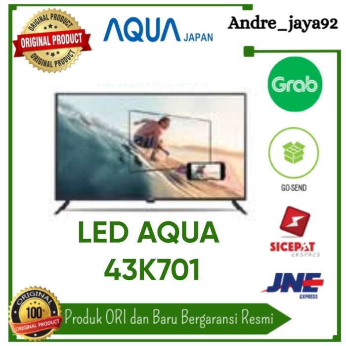 Led Tv Android AQUA 43inch AQT-43K701