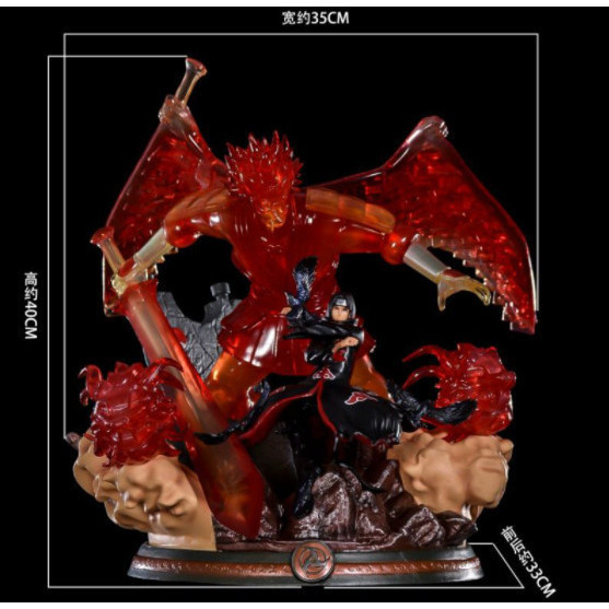(Baca Deskripsi) Figure Naruto - Akatsuki Uchiha Itachi Perfect Susanoo Battle Ver.