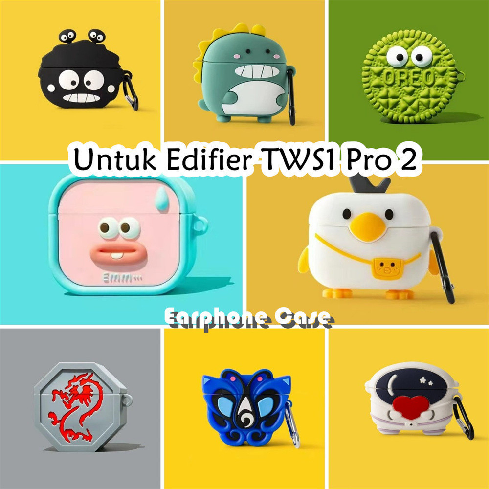 Distinctive Untuk Edifier TWS1 Pro 2 Case Lucu Kartun Soft Silicone Earphone Case