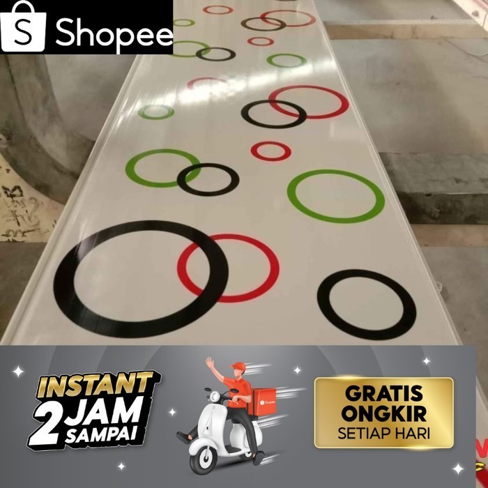 Pvc plafon 4 meter murah . .