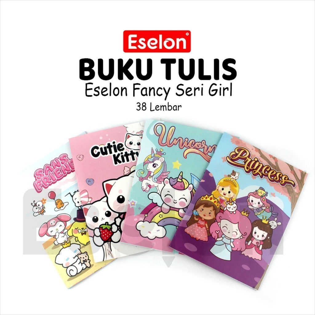 

Buku Tulis Karakter 38 Lembar(10pcs) || 1 Pak Buku Tulis Eselon 38lbr