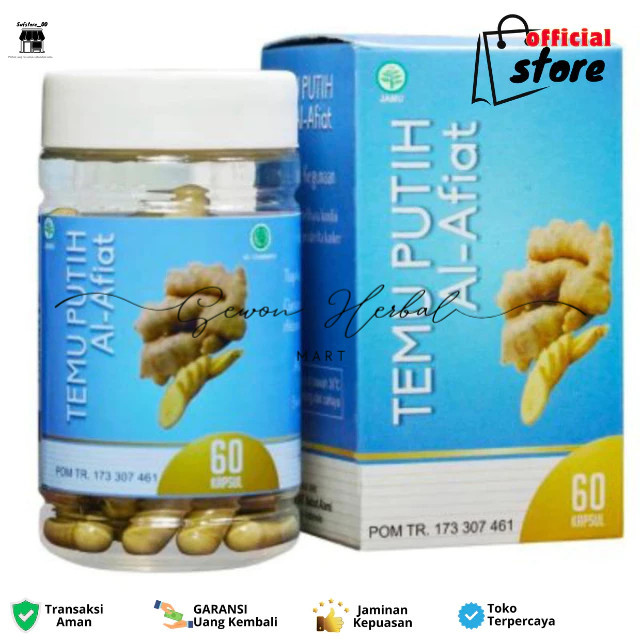 TEMU PUTIH Al Afiat - Kapsul Ekstrak Temu Putih - Obat herbal Kanker -