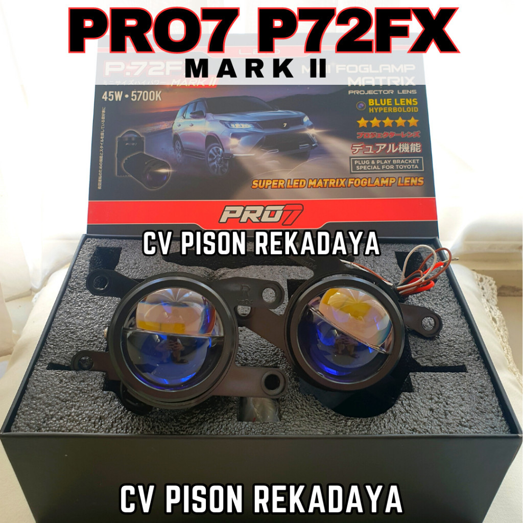 Foglamp BILED Projie Matrix Pro7 P72FX Mark2 Blue Lens 45W