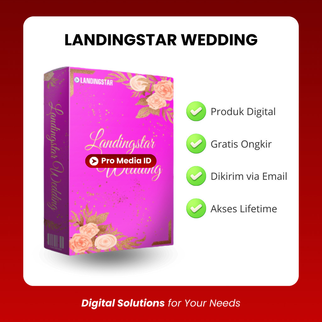125 Template Website Landingstar Wedding Wordpress Elementor WP