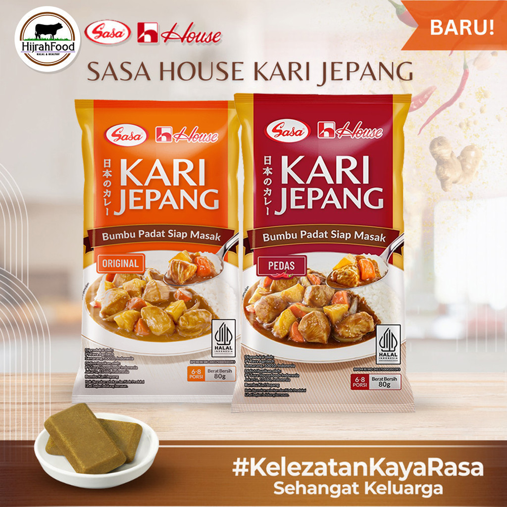 

Sasa House Kari Jepang Bumbu Padat Siap Masak Praktis 80 gram