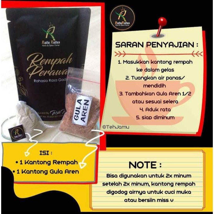 

REMPAH PERAWAN REBORN ( Kemasan Celup ) by Ratus Ratus Beli 1 Gratis 1