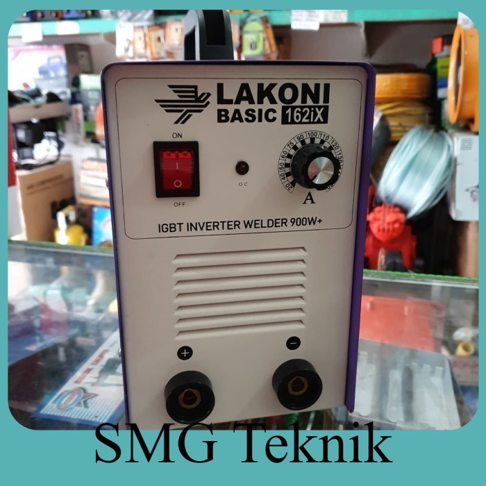 Berkualitas LAKONI MESIN TRAFO LAS BASIC162iX INVERTER LAS 900W BASIC 162 MMA 160A UHY762